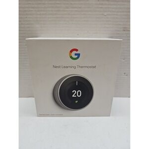 Google Nest Learning Thermostat (3rd Generation) - Stainless Steel